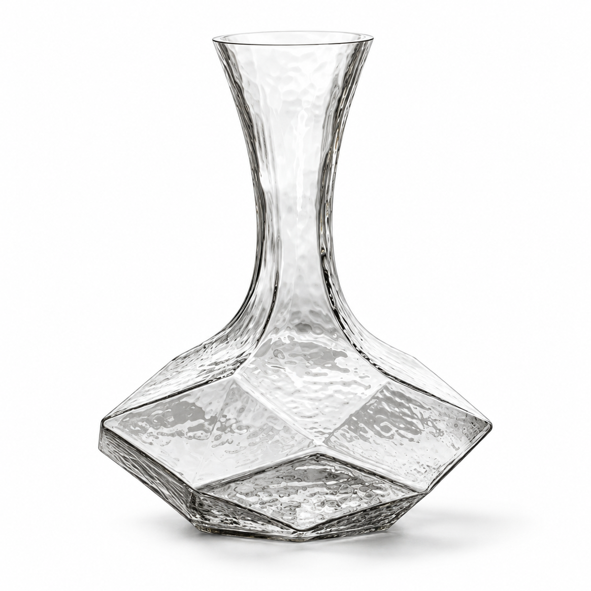 1450 ml Geometric Glass Wine Decanter