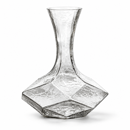 1450 ml Geometric Glass Wine Decanter
