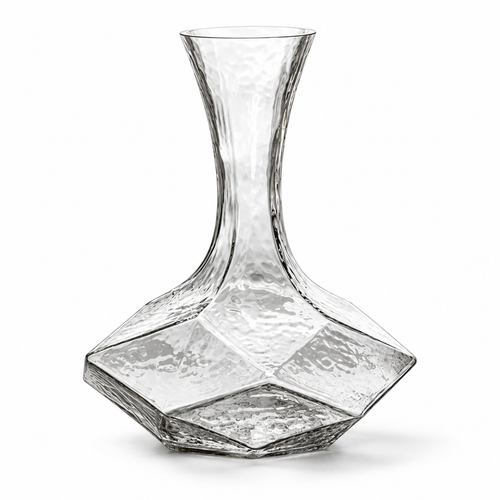 1450 ml Geometric Glass Wine Decanter