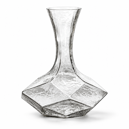 1450 ml Geometric Glass Wine Decanter