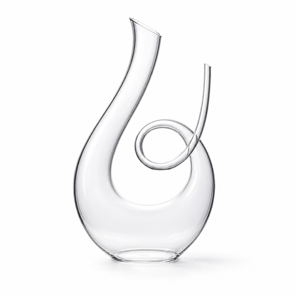 Spiral Glass Wine Decanter