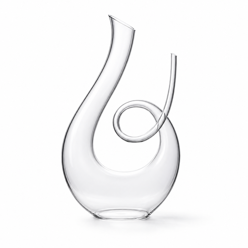 Spiral Glass Wine Decanter