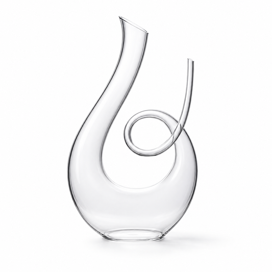 Spiral Glass Wine Decanter