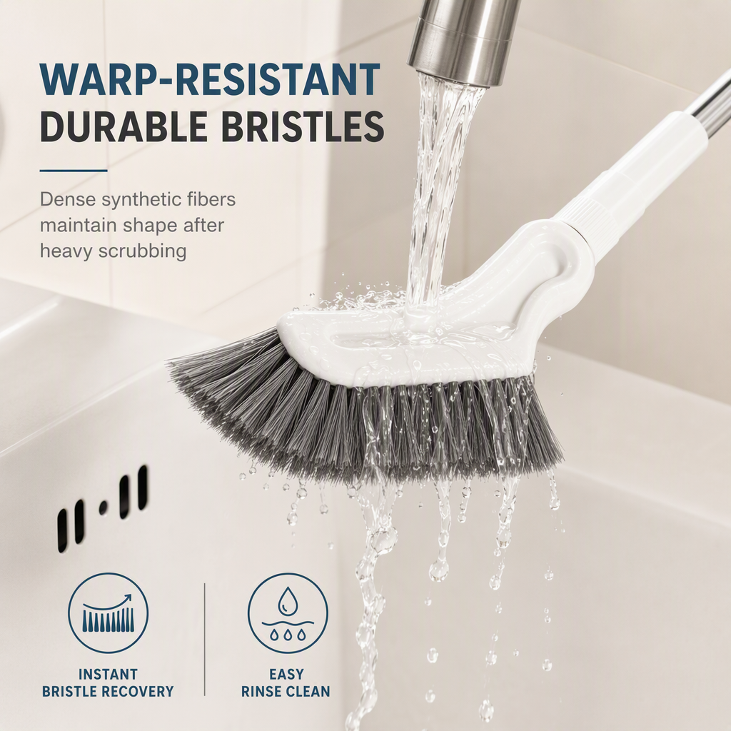 ⏳LAST DAY HOT SALES - 70% OFF🔥Multifunctional Extendable Long Handle Floor Scrub Brush